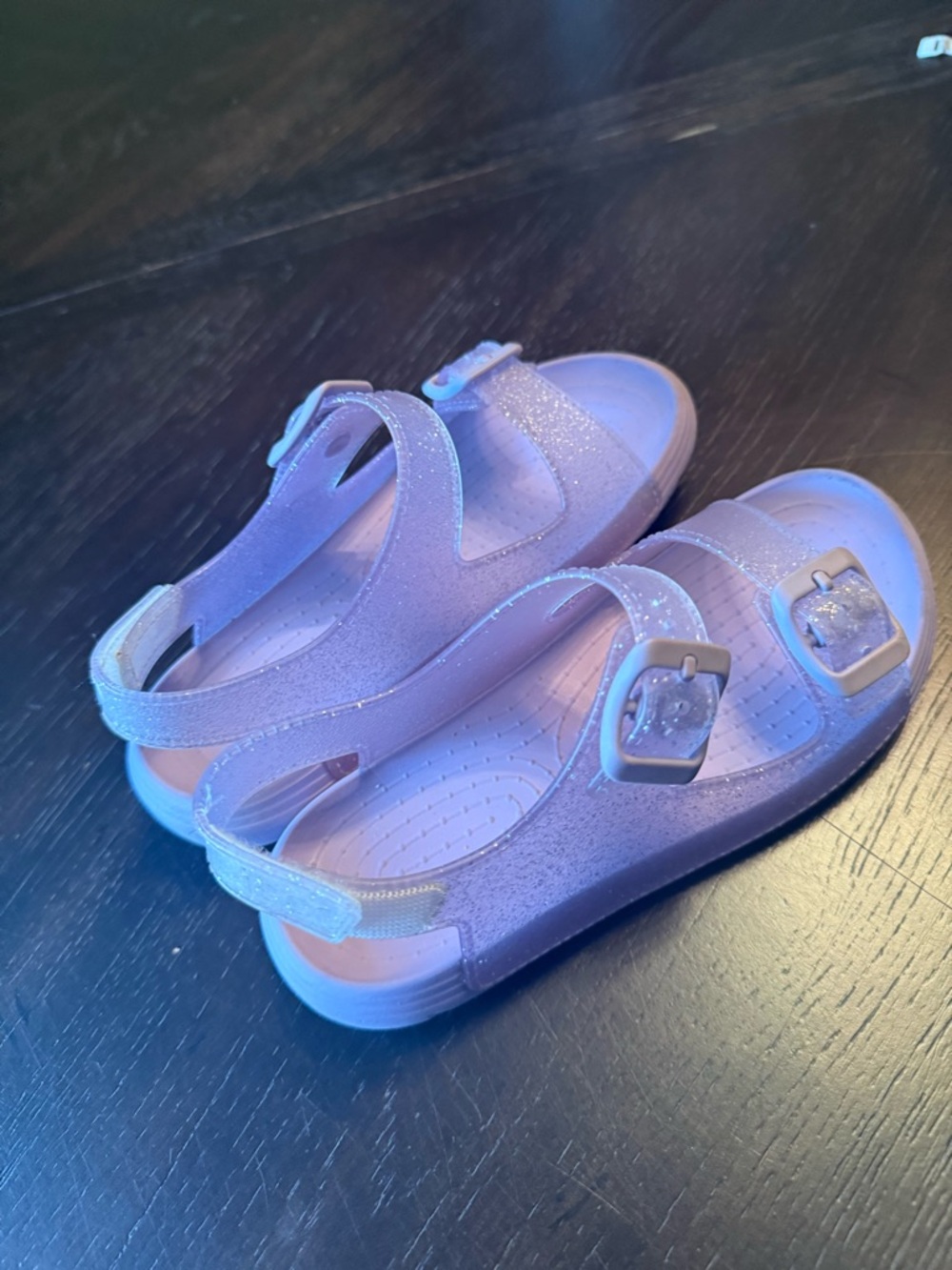 IGOR MAUI MC GLITTER SANDALS, purple GLITTER size 12 girls